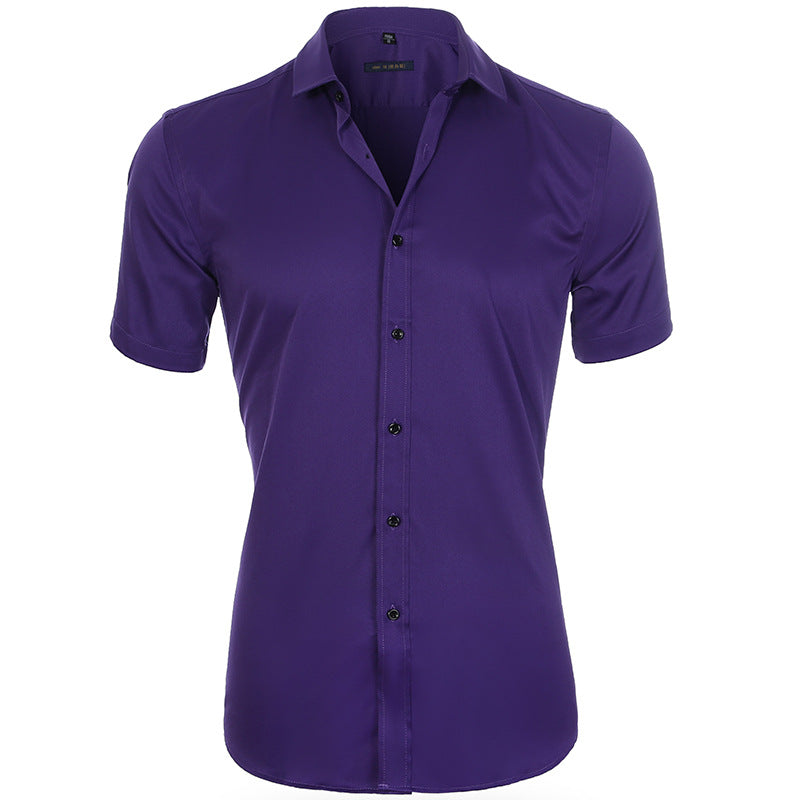 Acewonders™ Breathable Elastic Anti-Wrinkle Short Sleeve Shirt